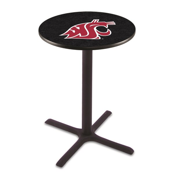 42" Blk Wrinkle Washington State Pub Table